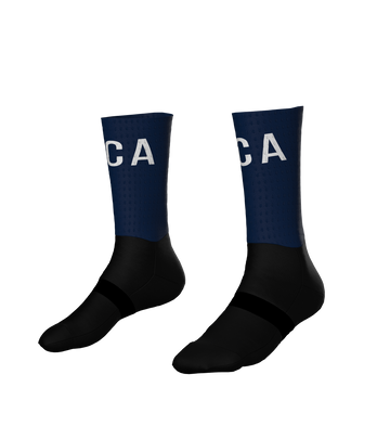 CCA 6703 Aero 21cm Sock Navy Blue