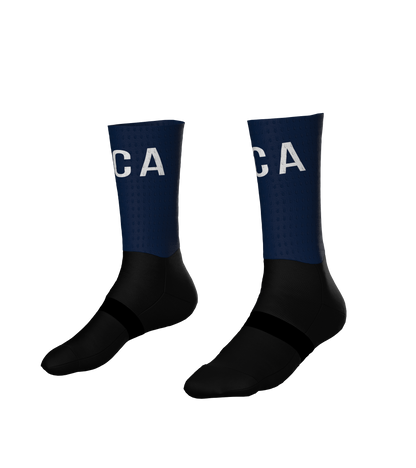 CCA 6703 Aero 21cm Sock Navy Blue