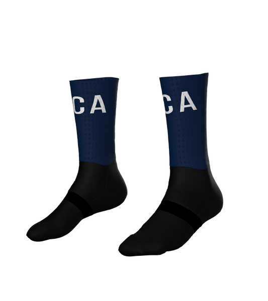 CCA 6703 Aero 21cm Sock Navy Blue