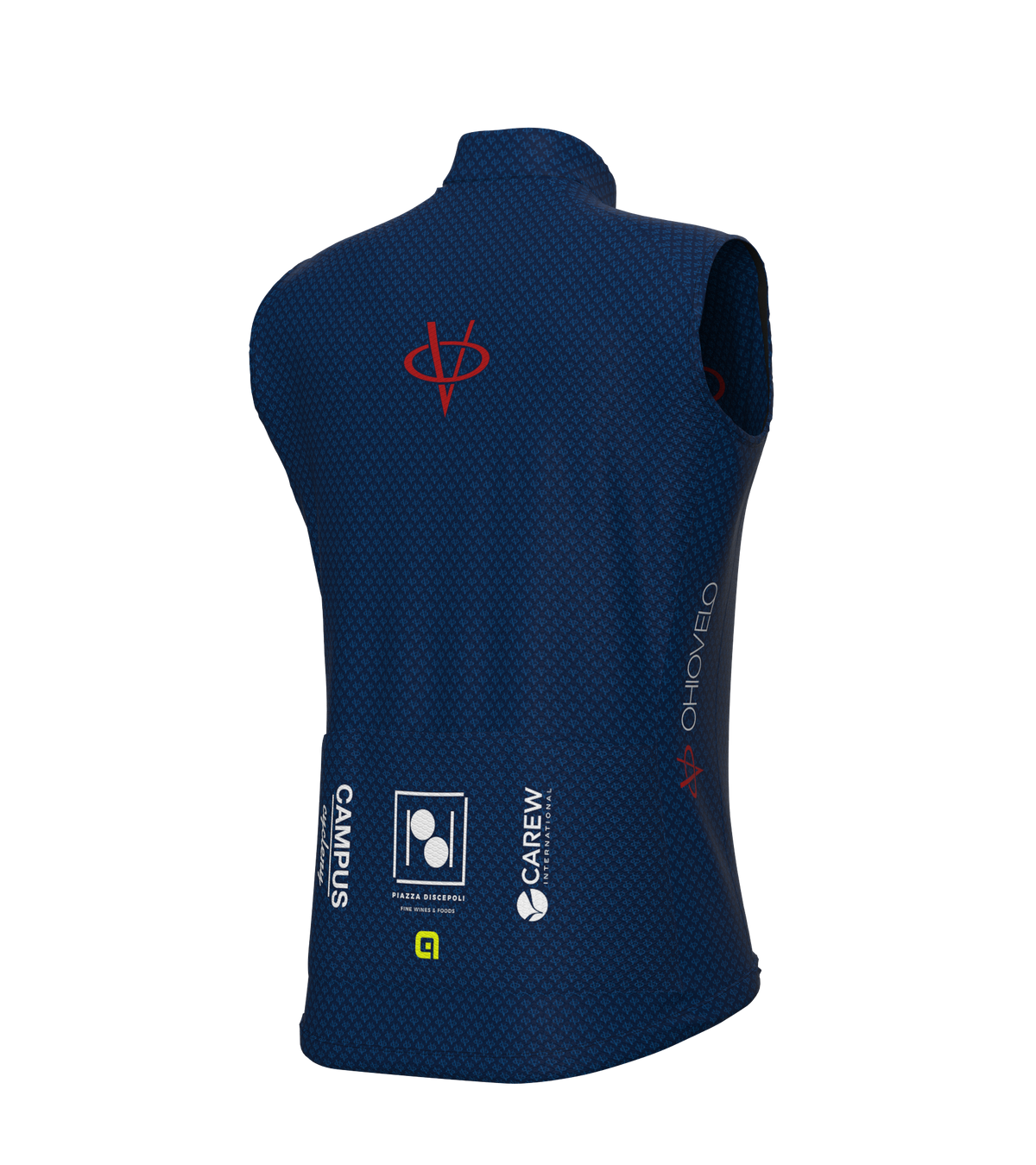 Ohio Velo 6094 BLUE Windproof Comfort Fit Vest - Men