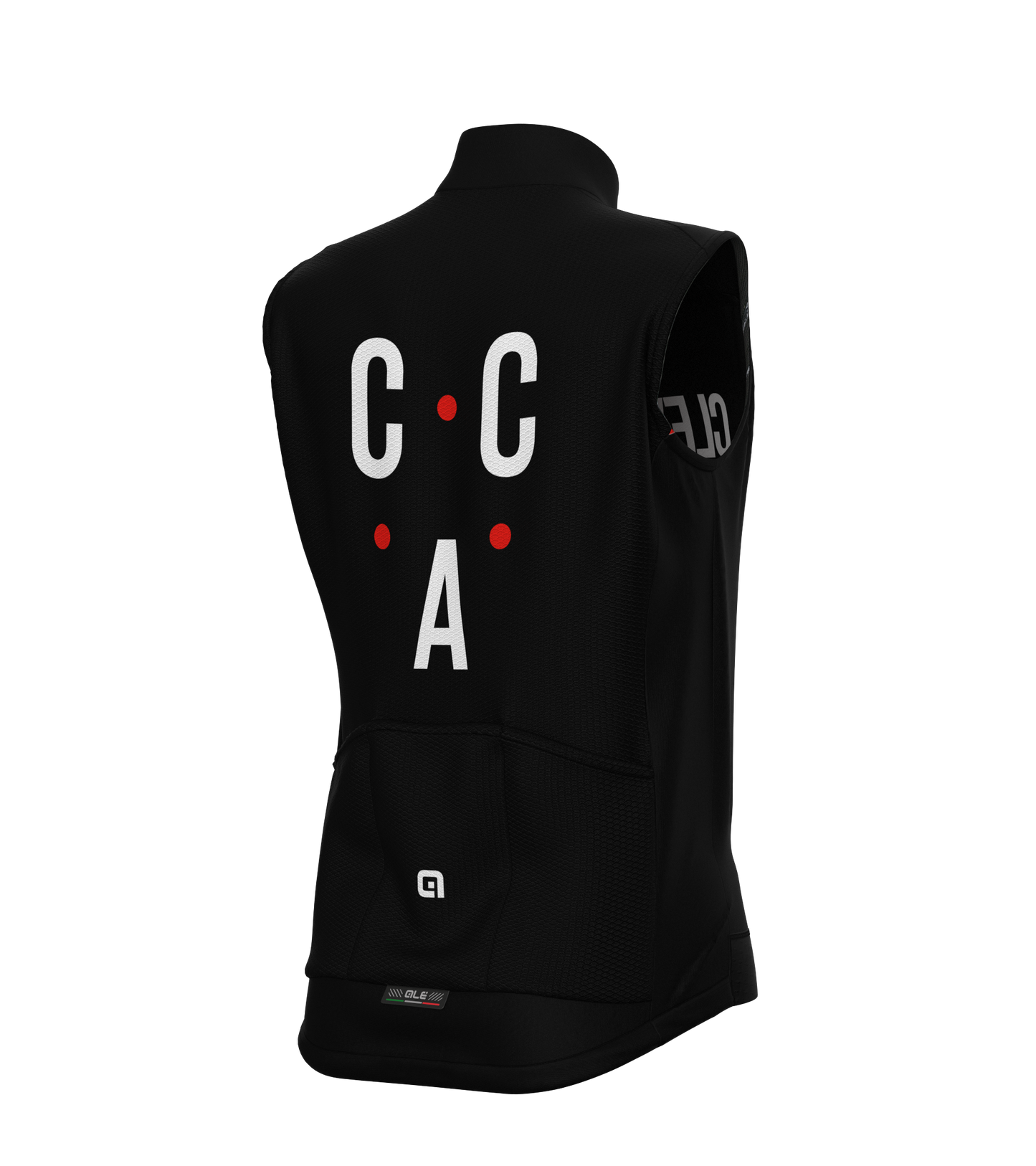 CCA Wind Race Vest w/ Pockets - Men - Black