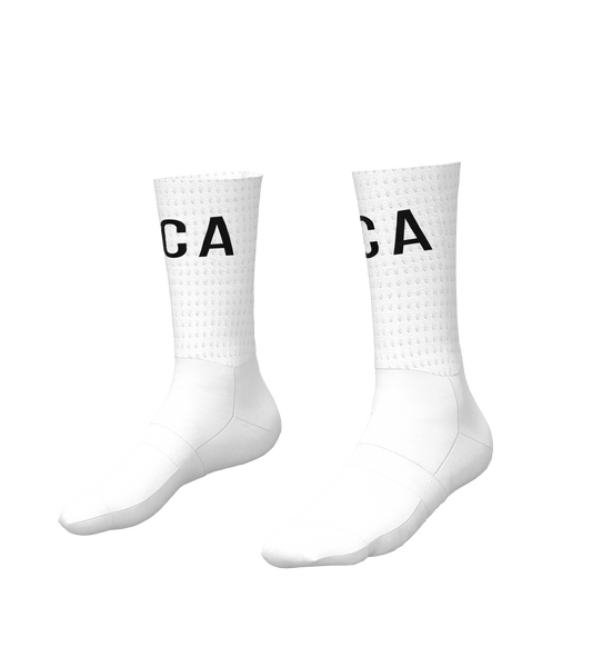 CCA Aero 21cm Sock White