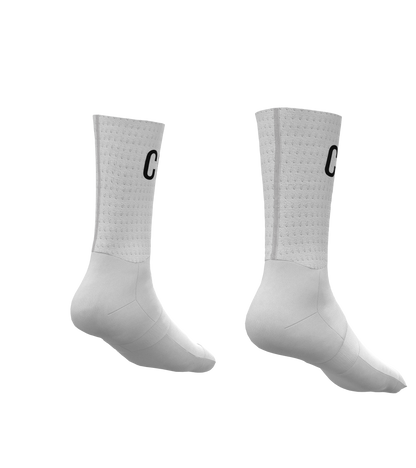 CCA 6703 Aero 21cm Sock White