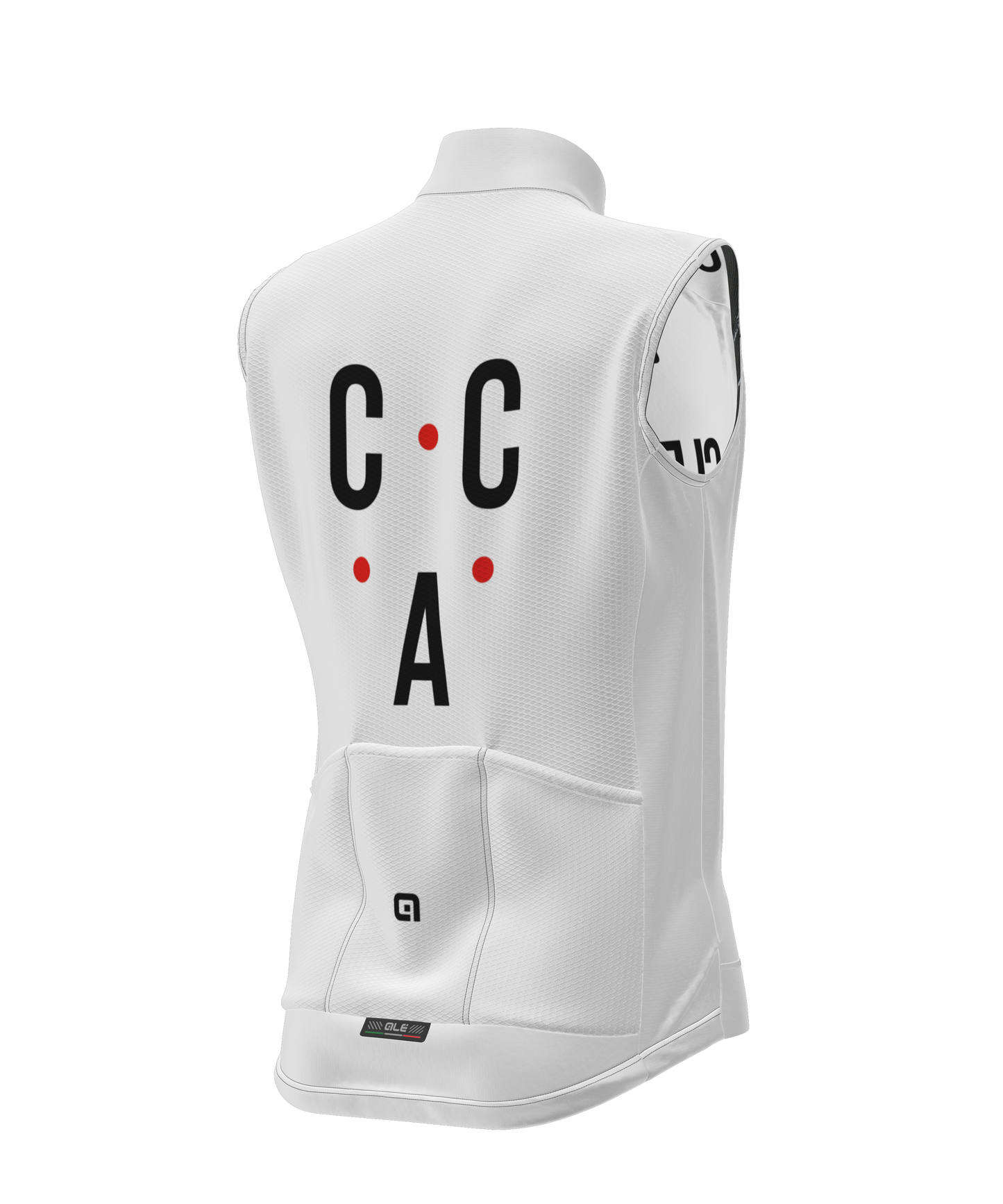 CCA Wind Race Vest w/ Pockets - Women -white