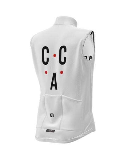 CCA Wind Race Vest w/ Pockets - Women -white