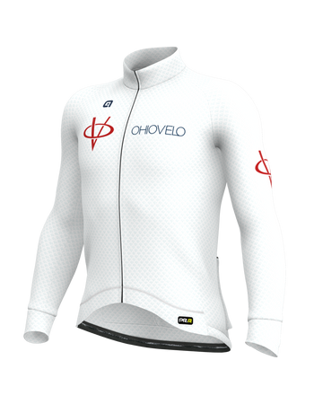 Ohio Velo 9049 WHITE PRR Jersey - Lightweight LS - Men's